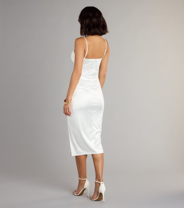 Melody Satin Slit Midi Formal Dress - Image 10
