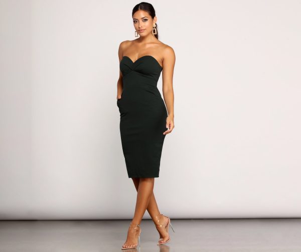 Susan Formal Sleeveless Midi Dress - Image 3