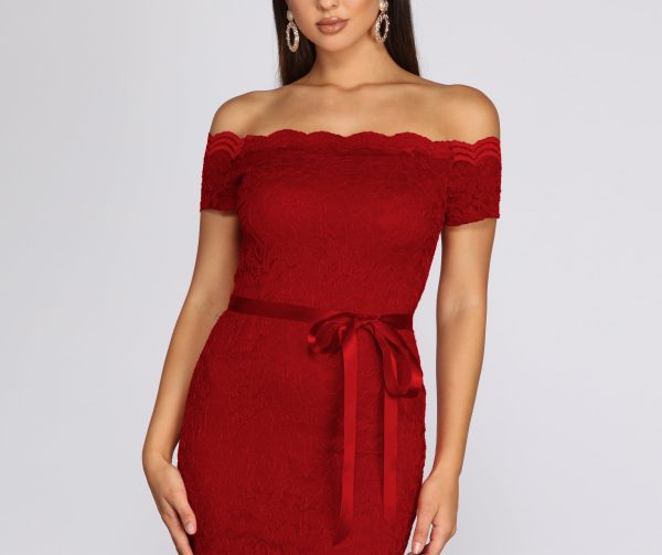 Isn't She Lovely Lace Dress - Image 3