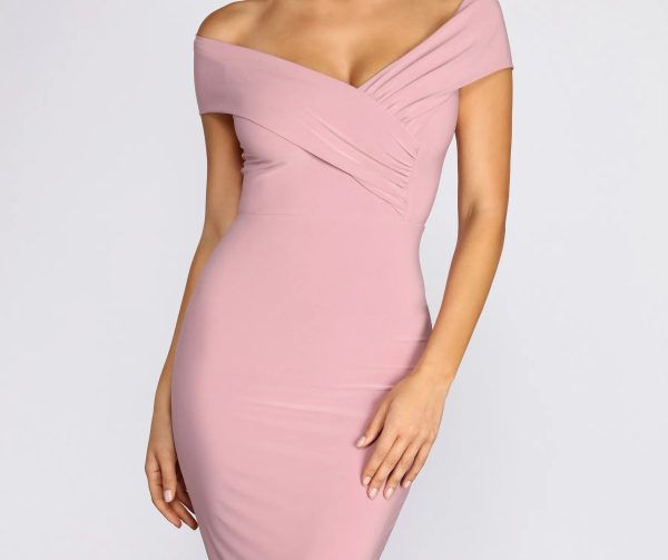 Alani Formal Off The Shoulder Dress - Image 3