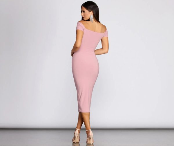 Alani Formal Off The Shoulder Dress - Image 4