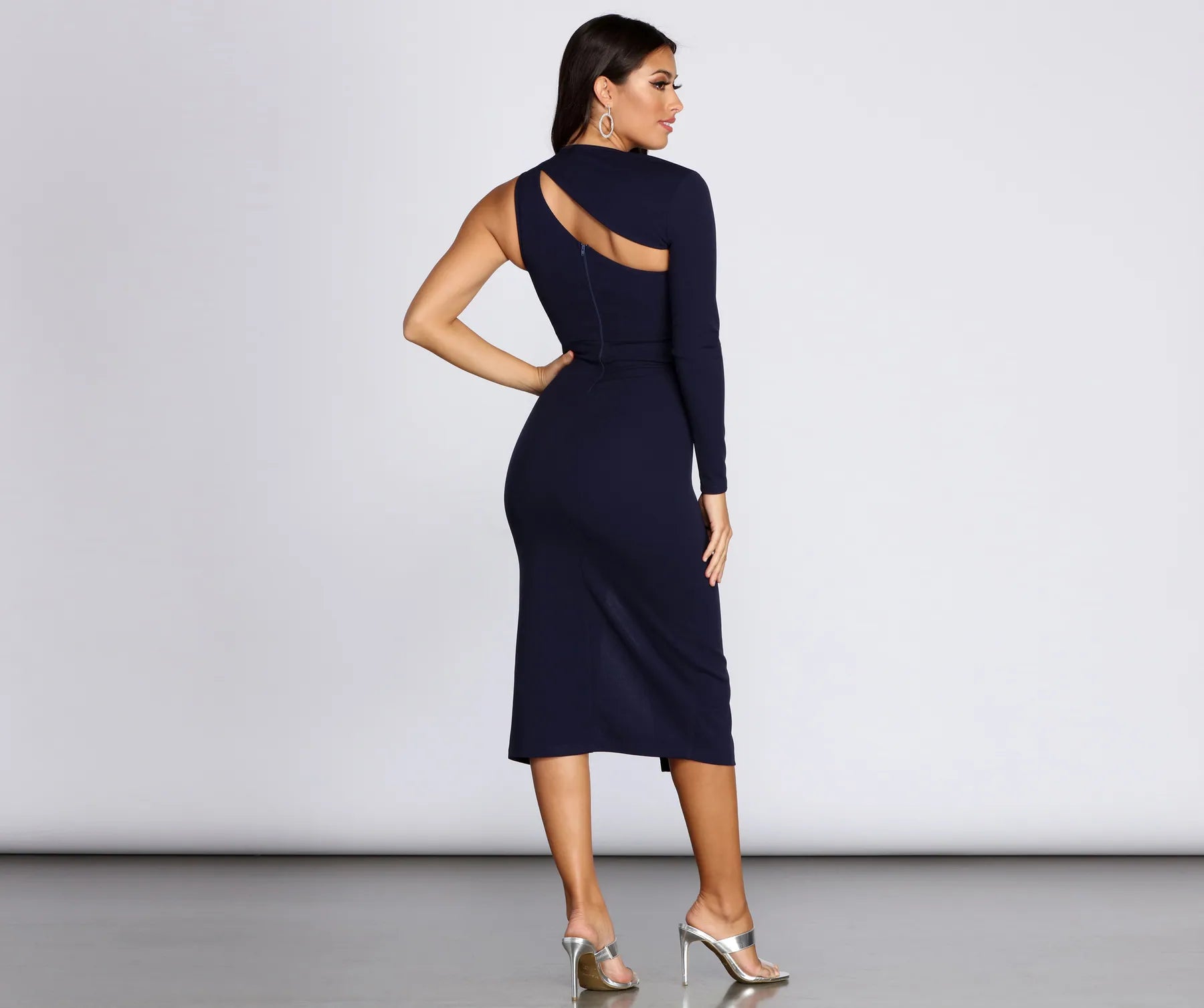 Valencia Formal Midi Dress - Image 4