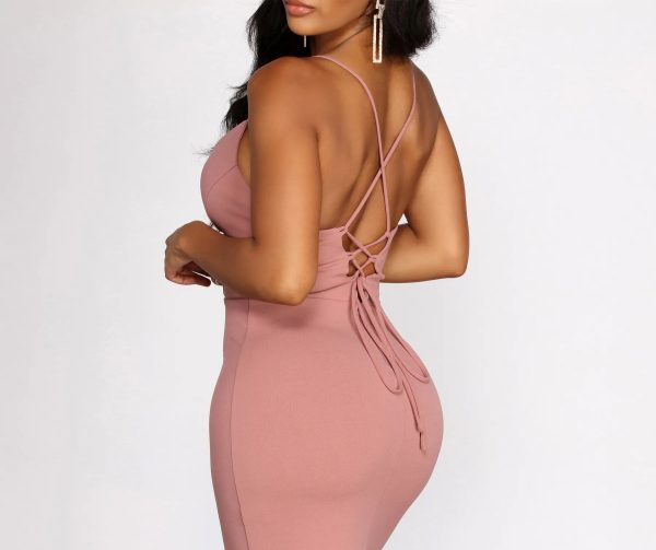 Kateri Crepe Midi Dress - Image 4