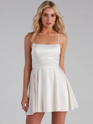 Sonya Satin Dress
