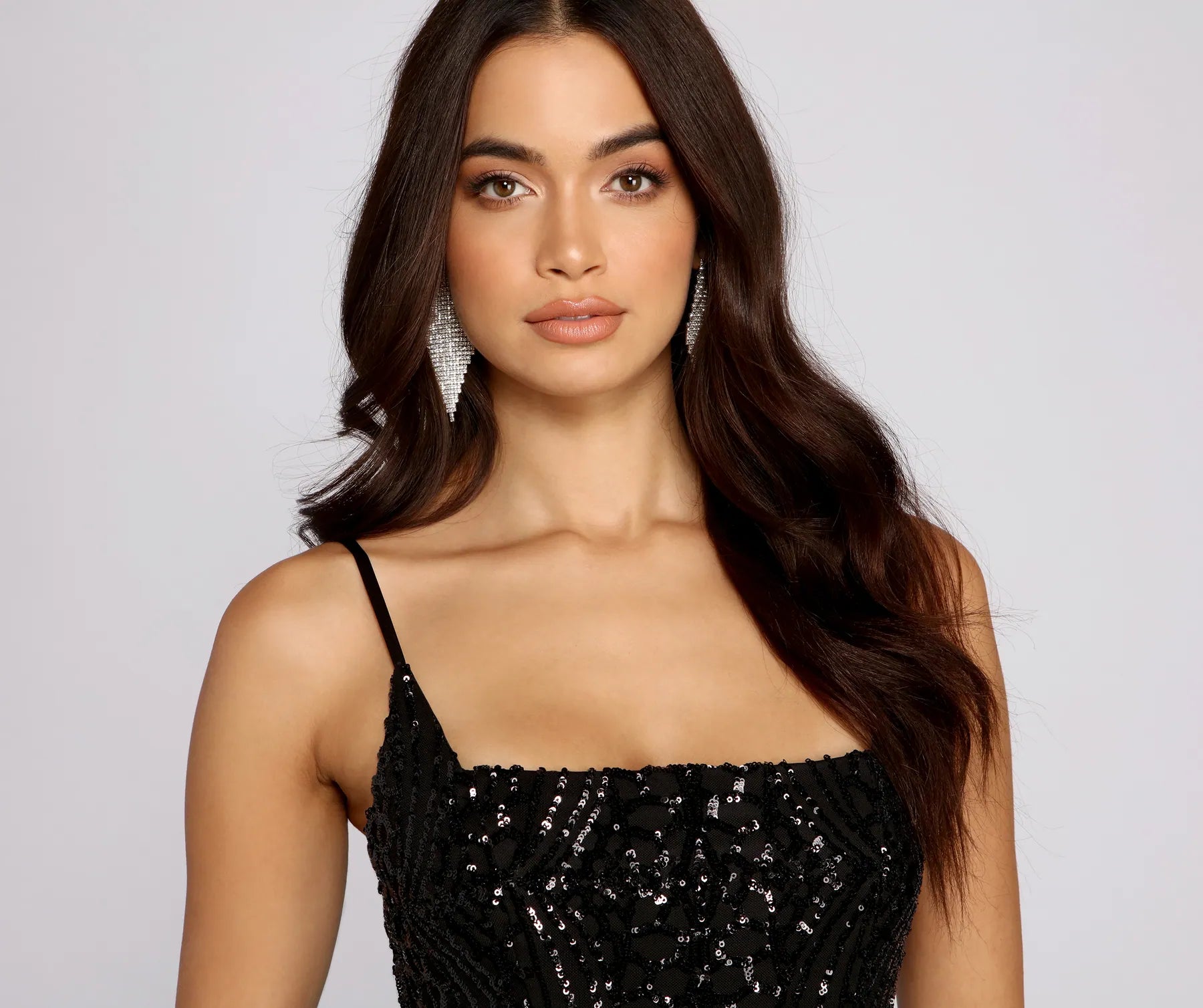 Lissie Formal Sequin Mini Dress - Image 3