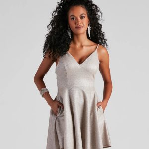 Erin Formal Glitter Party Dress