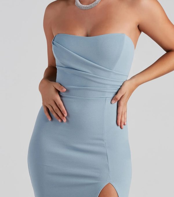 Zadie Formal High-Slit Midi Dress - Image 3