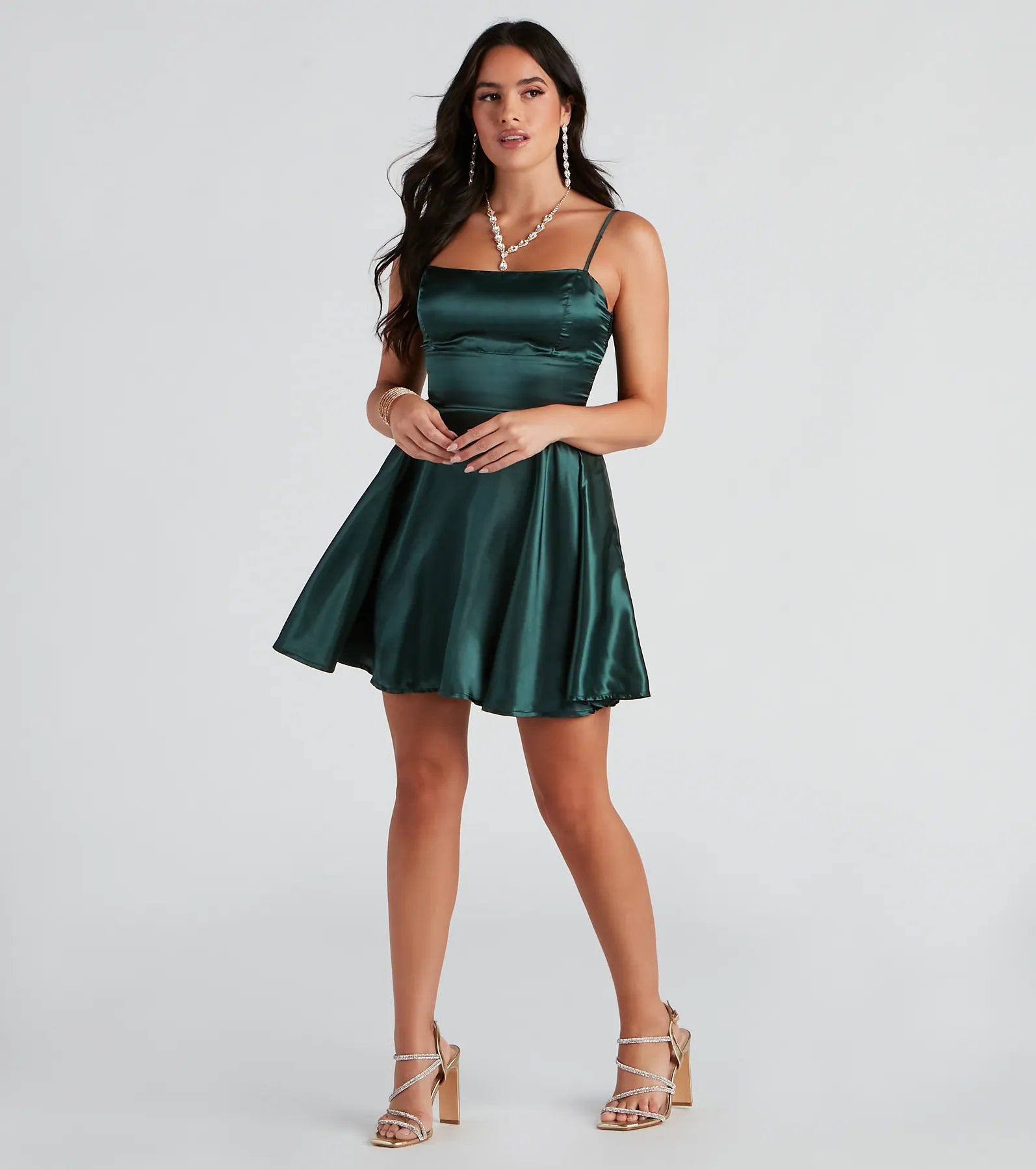Danielle Lace A-Line Party Dress - Image 3