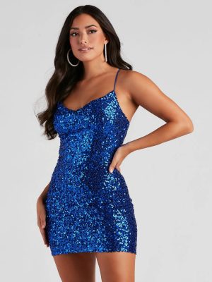 Raelyn Sequin Mini Party Dress