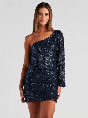 Kelsey One Shoulder Mini Dress