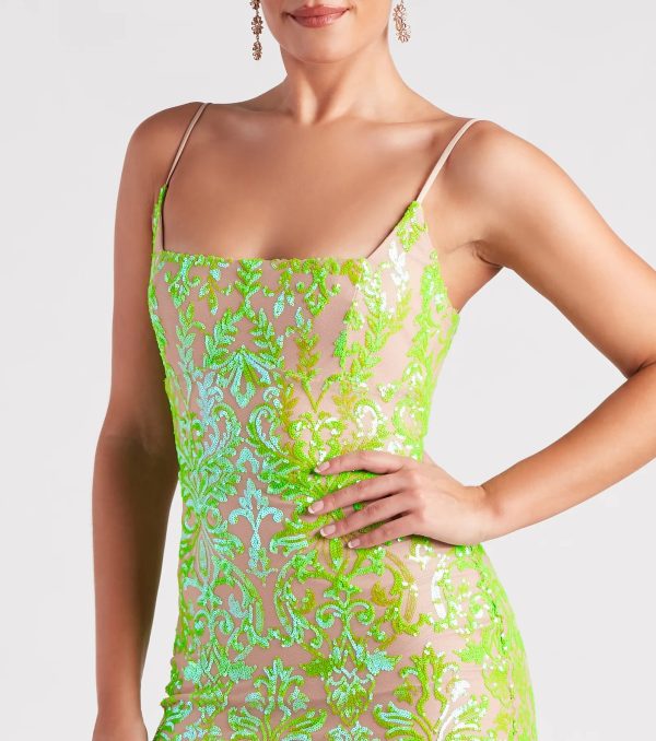 Leila Sequin Bodycon Mini Dress - Image 21