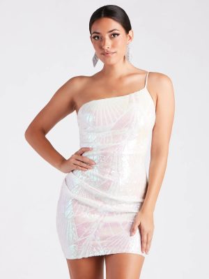 Primrose Sequin Pattern Party Dress