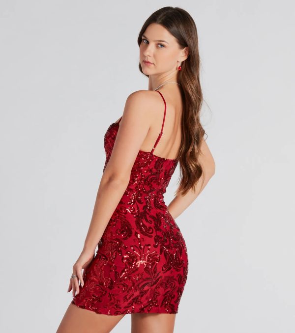 Jazmine Sequin Bustier Party Dress - Image 18