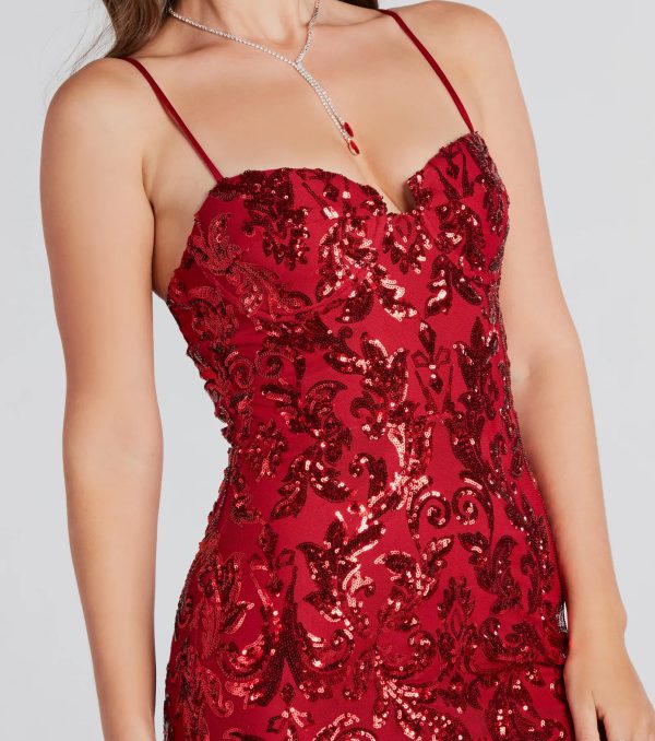 Jazmine Sequin Bustier Party Dress - Image 20