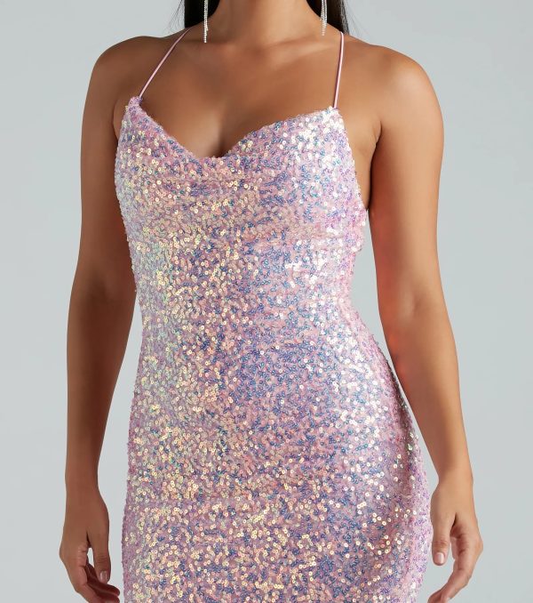 Raelyn Sequin Mini Party Dress - Image 8