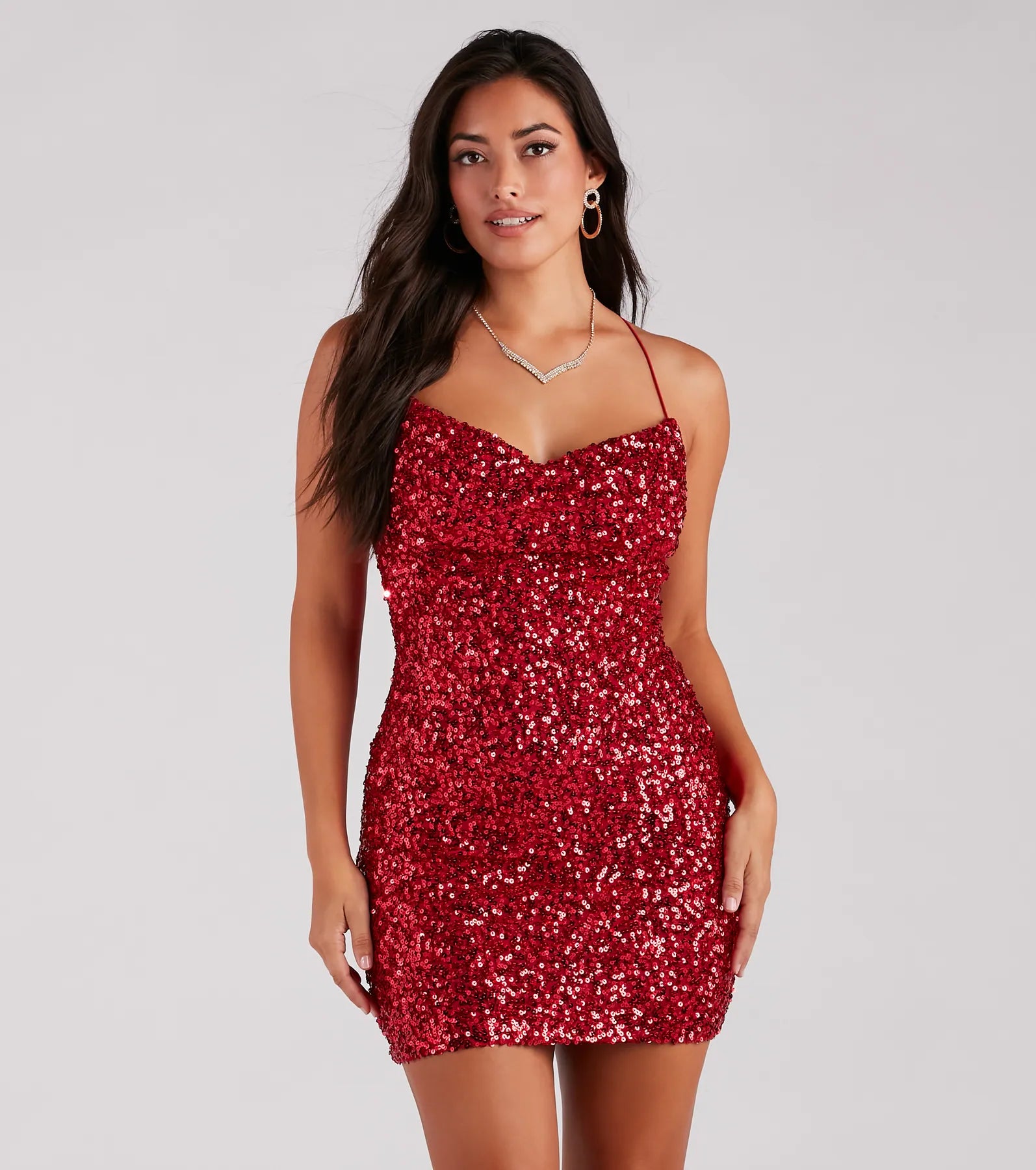 Raelyn Sequin Mini Party Dress - Image 13