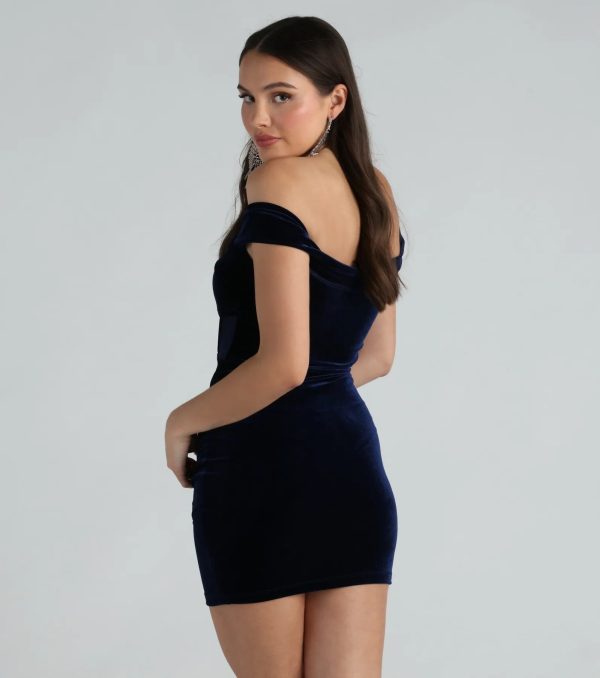 Marla Velvet Corset Illusion Dress - Image 6