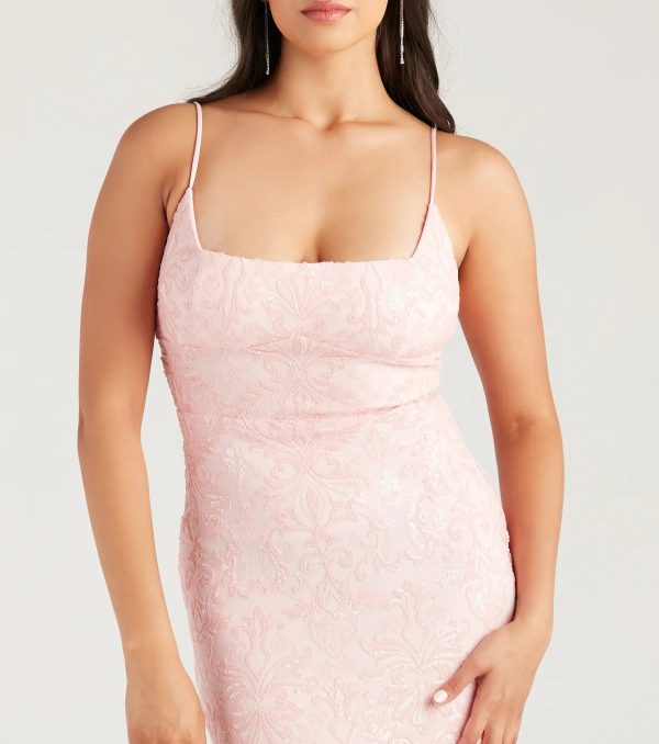 Leila Sequin Bodycon Mini Dress - Image 25