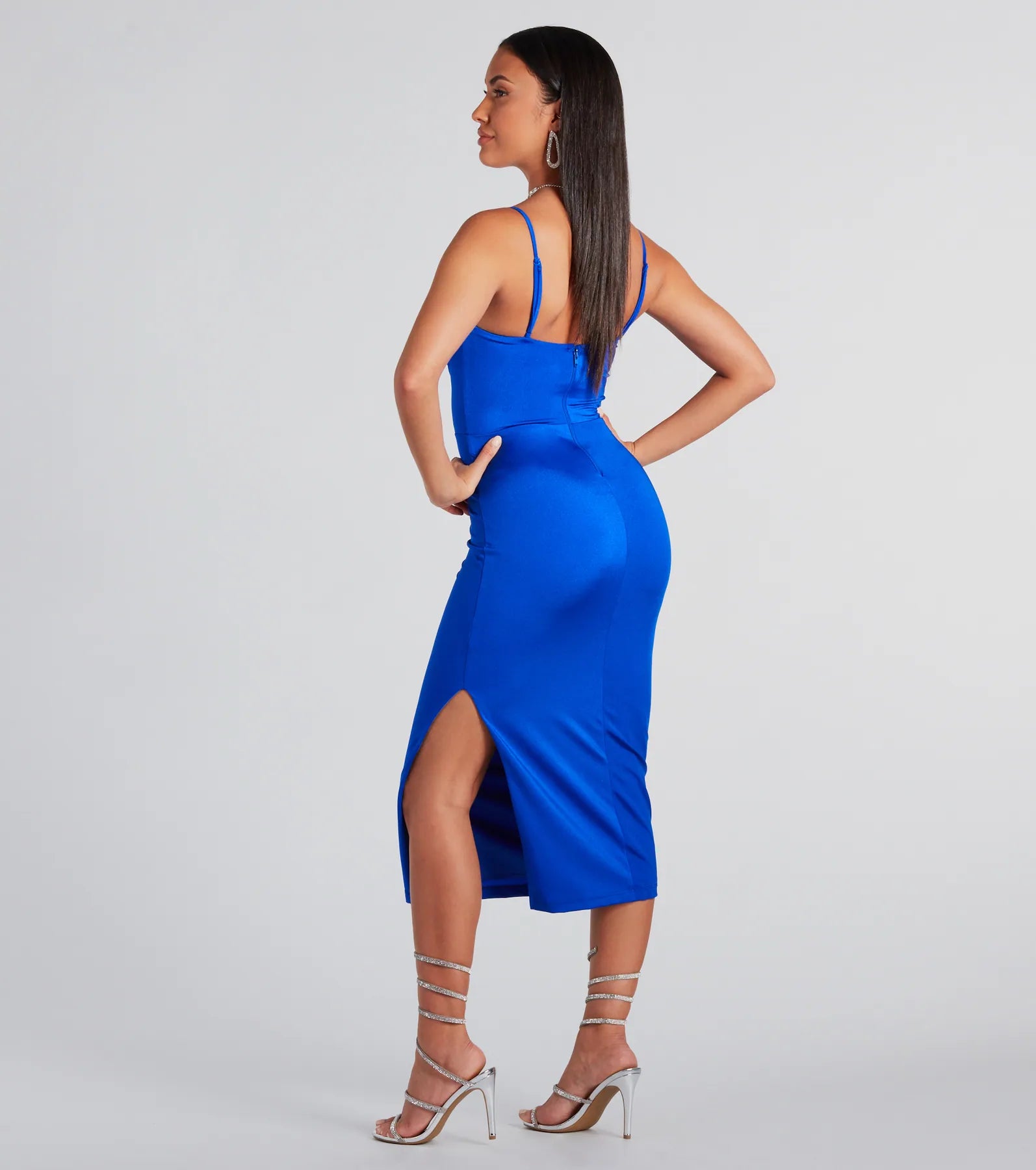 Alianna Formal Bustier Midi Dress - Image 2