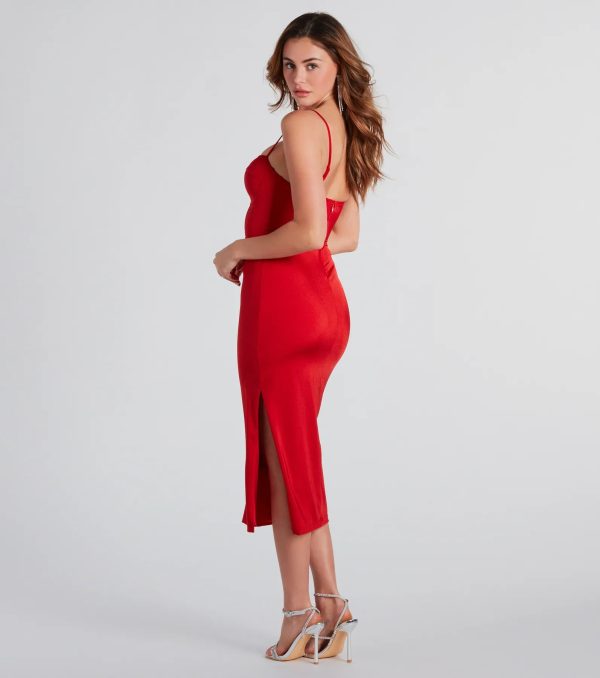 Alianna Formal Bustier Midi Dress - Image 6