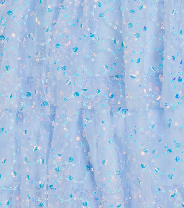May Sequin Tulle Tiered Skater Dress - Image 4