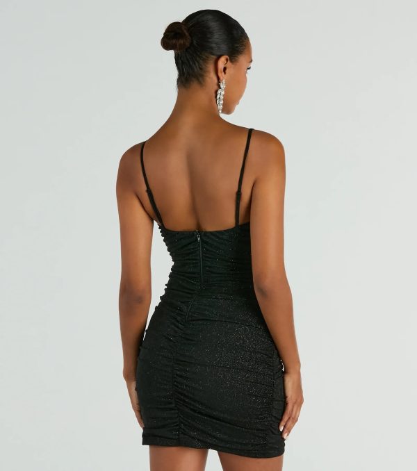 Elsa Glitter V-Neck Party Dress - Image 14