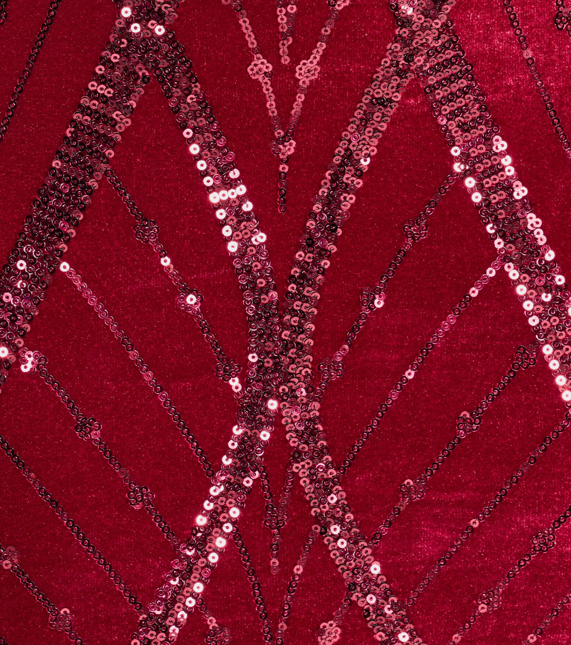 Heather Lace-Up Sequin Velvet Mini Dress - Image 8