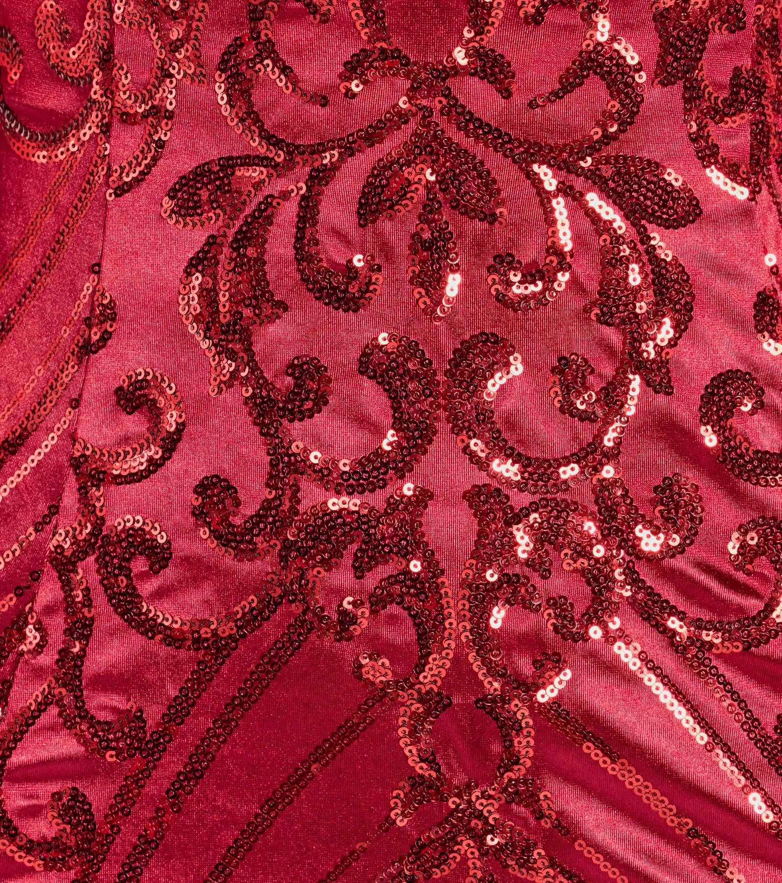 Carter Lace-Up Sequin A-Line Party Dress - Image 4