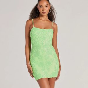 Tegan Cutout Bodycon Sequin Mini Dress