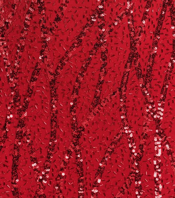 Hartley Lace-Up Sequin Mesh Bodycon Mini Dress - Image 5