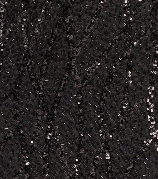 Hartley Lace-Up Sequin Mesh Bodycon Mini Dress - Image 9