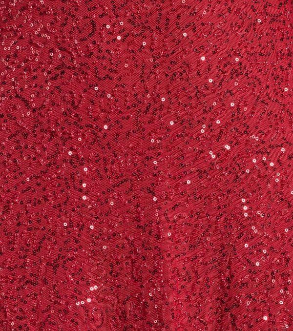 Kristine Beaded Sequin Strappy Back Skater Dress - Image 4