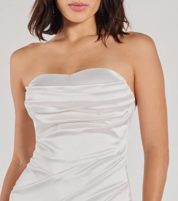 Kaleen Sleeveless Satin Wrap Midi Dress - Image 7