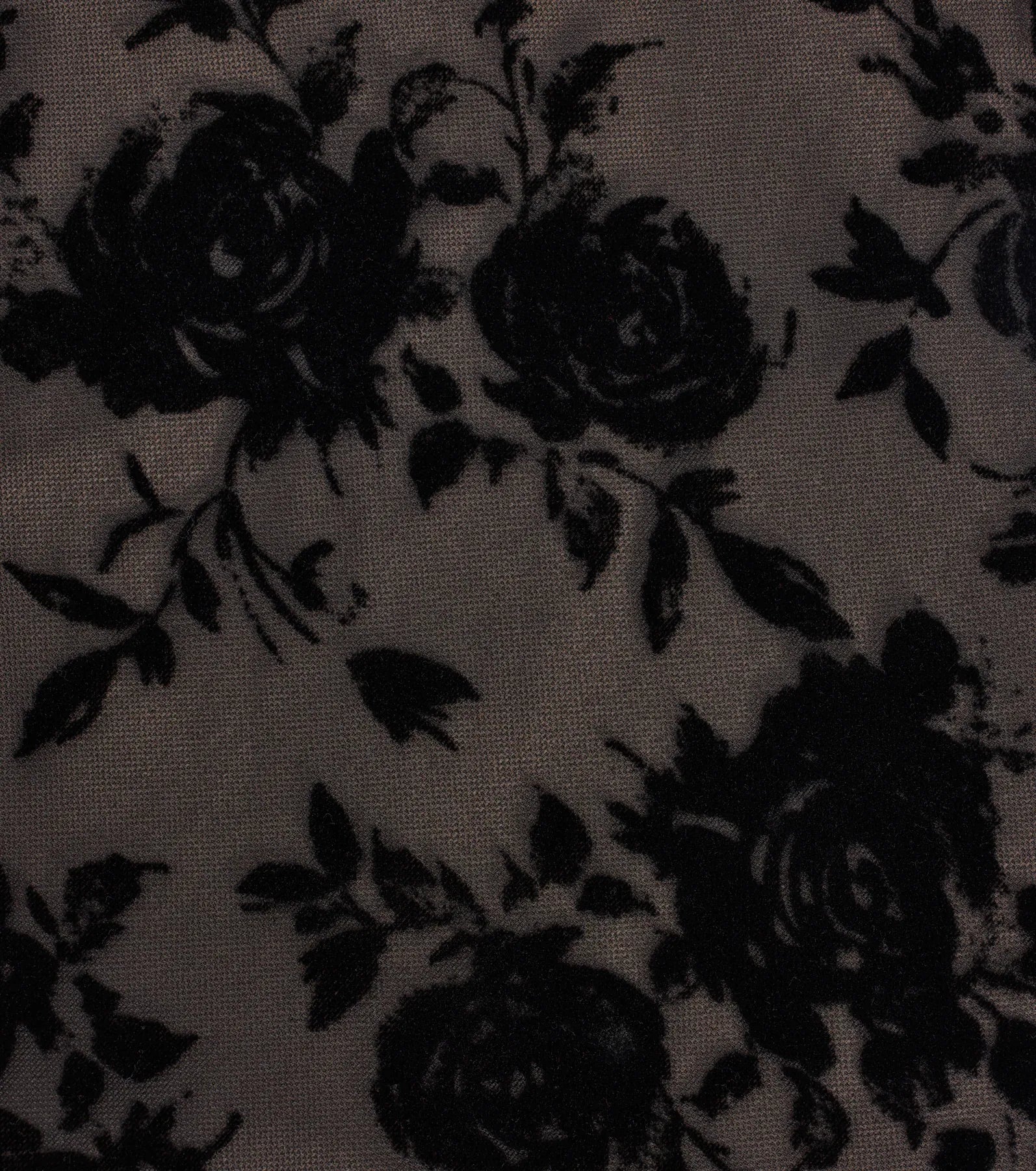 Decadent Beauty Flocked Floral Velvet Skater Dress - Image 4