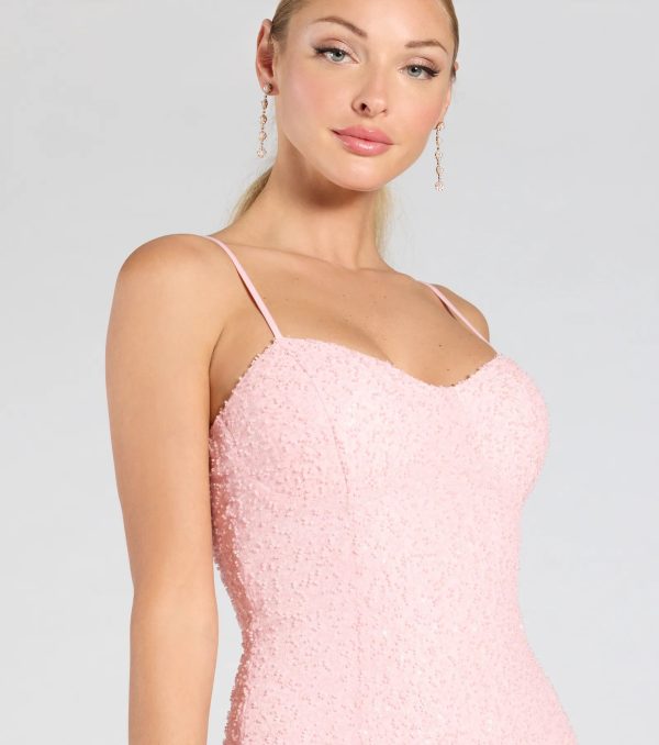 Regina Sweetheart Beaded A-Line Party Dress - Image 5