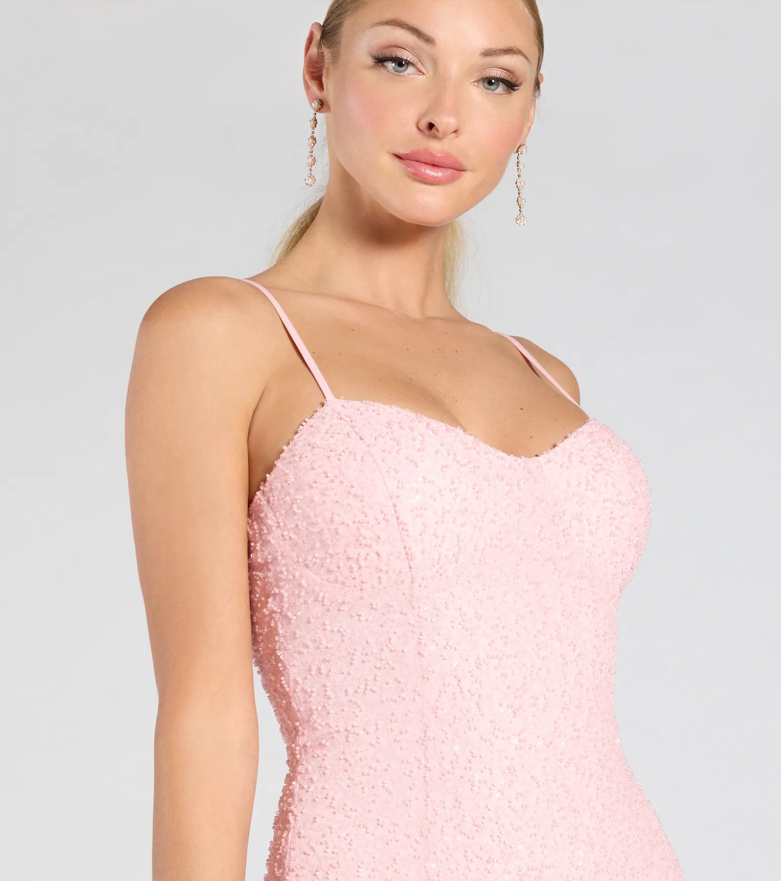 Regina Sweetheart Beaded A-Line Party Dress - Image 5