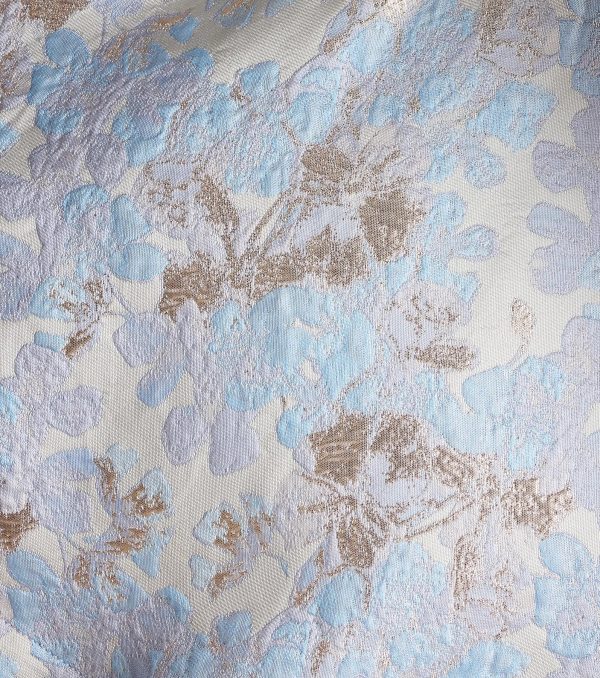 Cassie Corset Floral Jacquard Party Skater Dress - Image 13