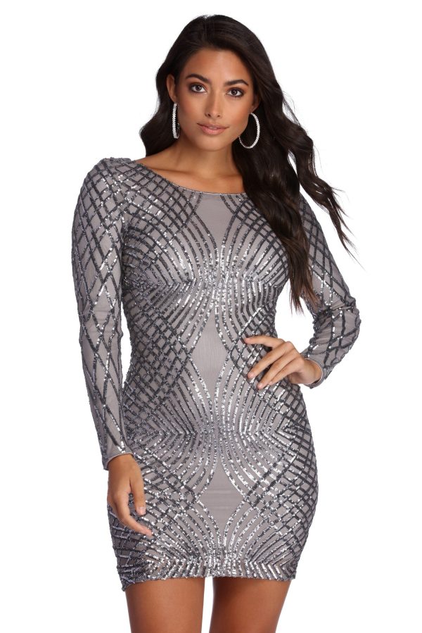 Elysse Steal The Show Sequin Dress - Image 10
