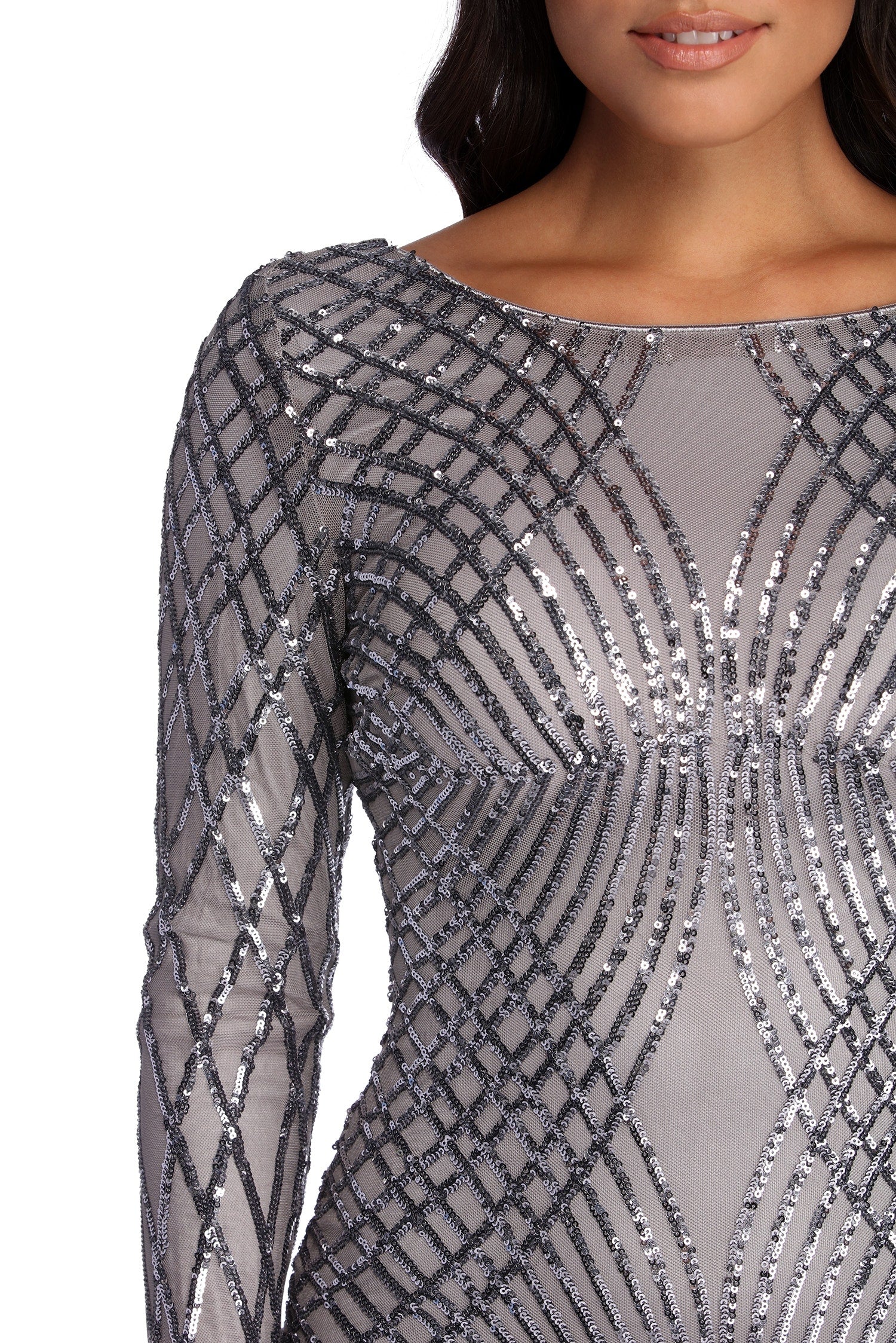 Elysse Steal The Show Sequin Dress - Image 12