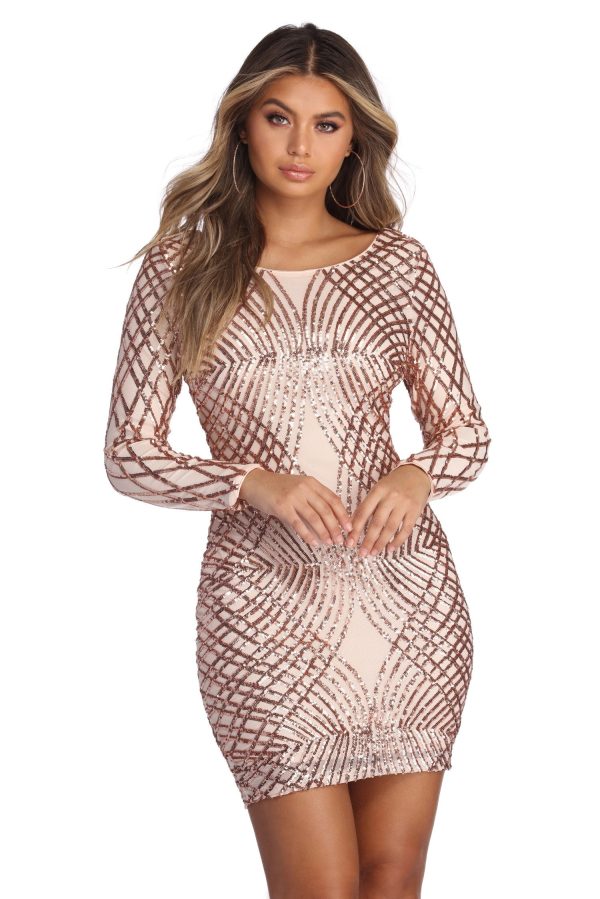 Elysse Steal The Show Sequin Dress - Image 13