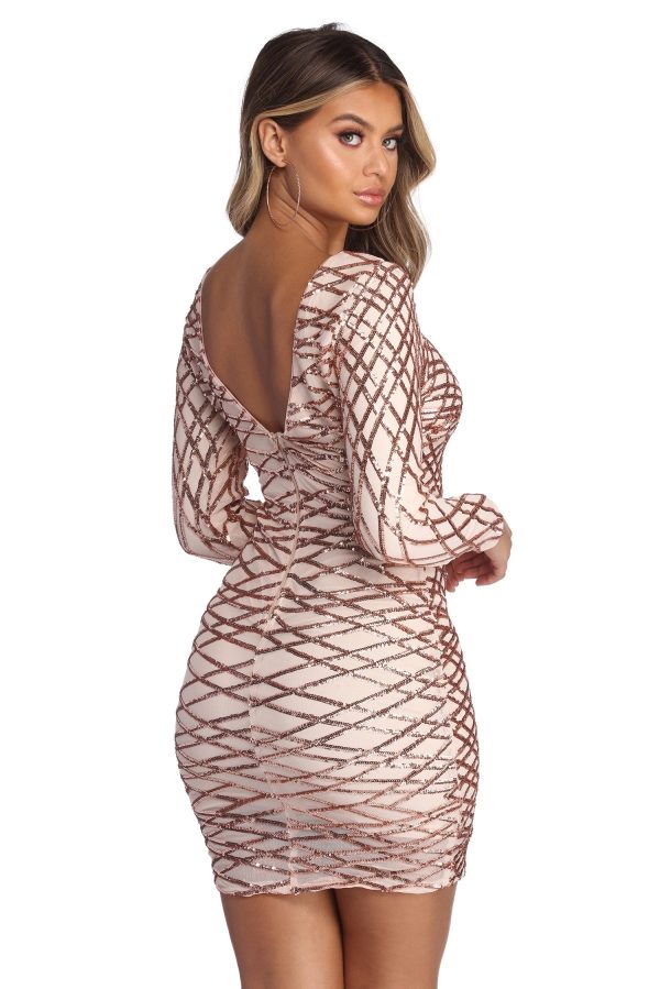 Elysse Steal The Show Sequin Dress - Image 15