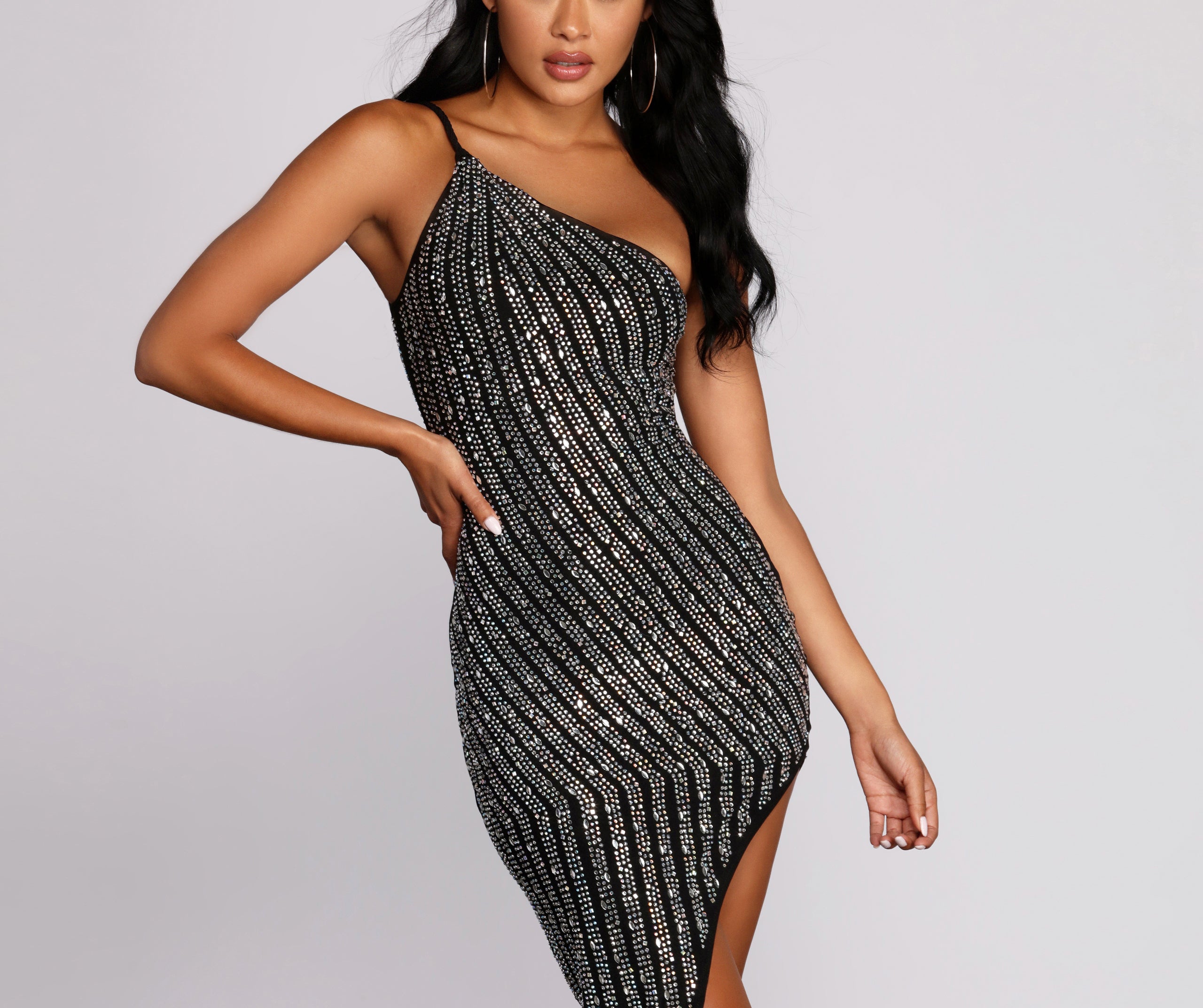 Venus Mesh Heat Stone Gown - Image 3