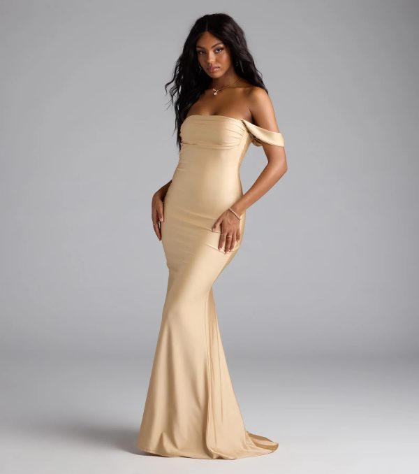 Maylah Off-The-Shoulder Mermaid Dress - Image 4