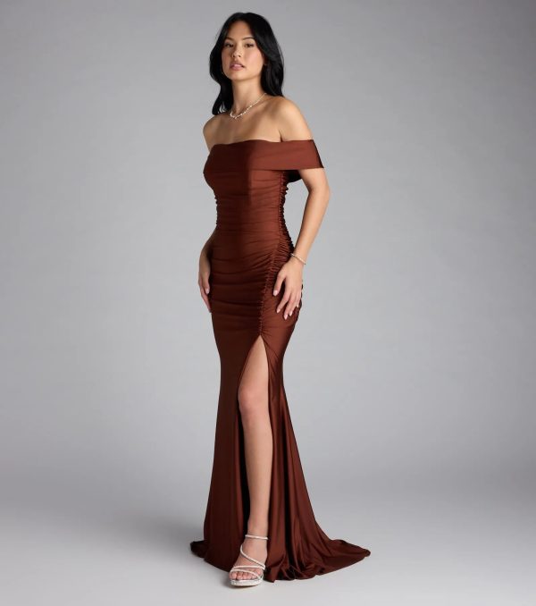 Alicia Off-The-Shoulder Mermaid Formal Dress - Image 20