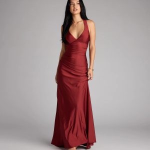 Jianne Formal Lace-Up Back Long Dress