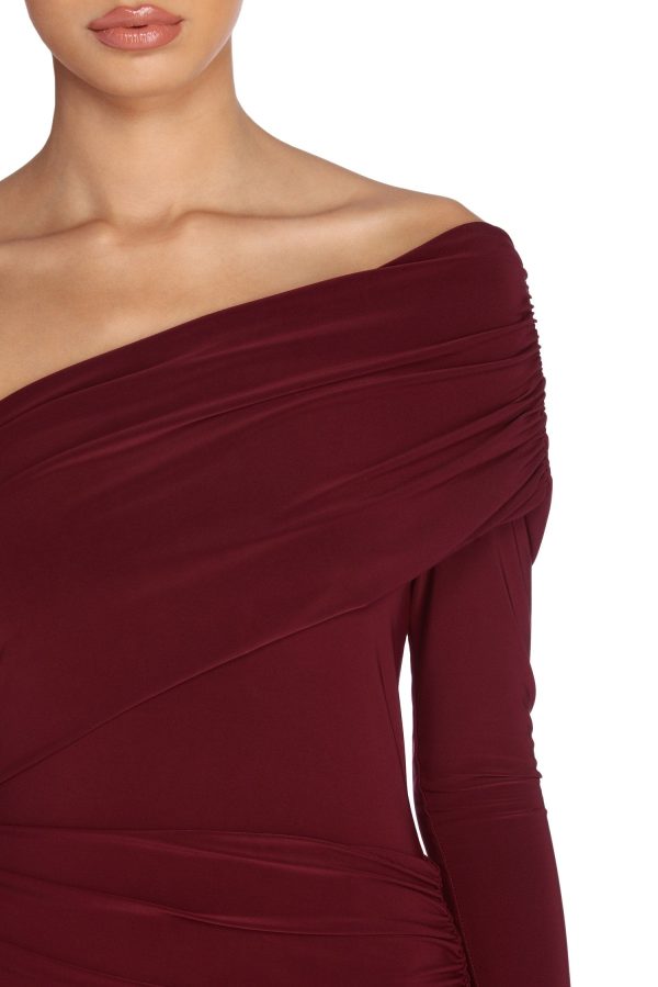 Maia Formal One Shoulder Dress - Image 8