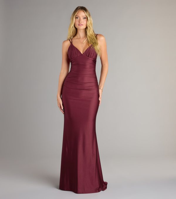 Amelia Lace-Up Mermaid Formal Dress - Image 3