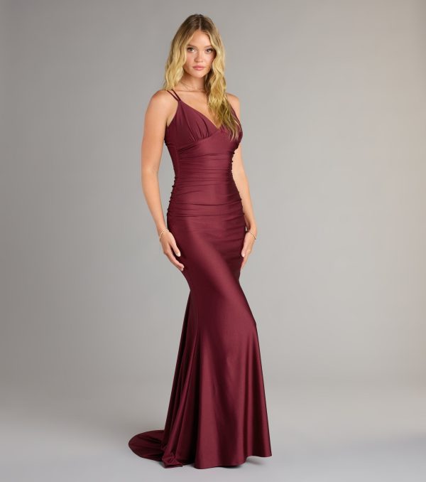 Amelia Lace-Up Mermaid Formal Dress - Image 5