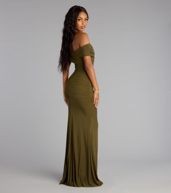 Allison Off-The-Shoulder Mermaid Formal Dress - Image 2