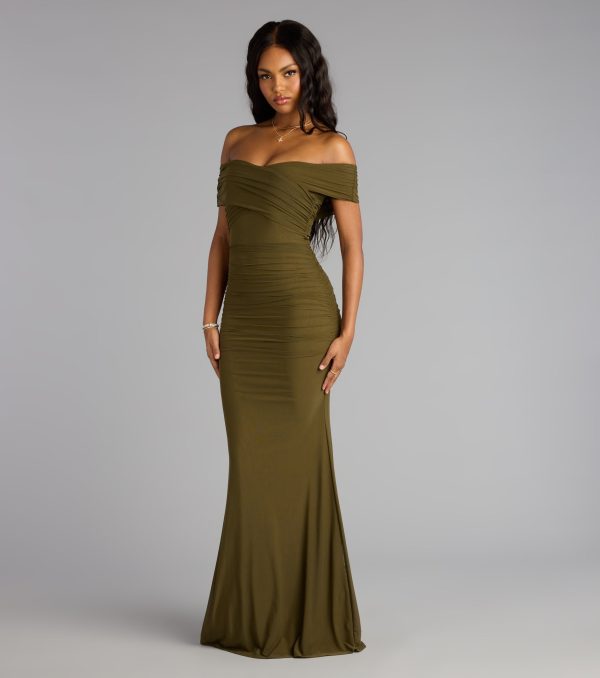 Allison Off-The-Shoulder Mermaid Formal Dress - Image 4